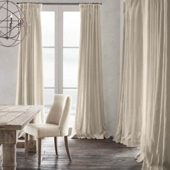 Restoration Hardware Accents Belgian Linen Drape 108x50 Poshmark